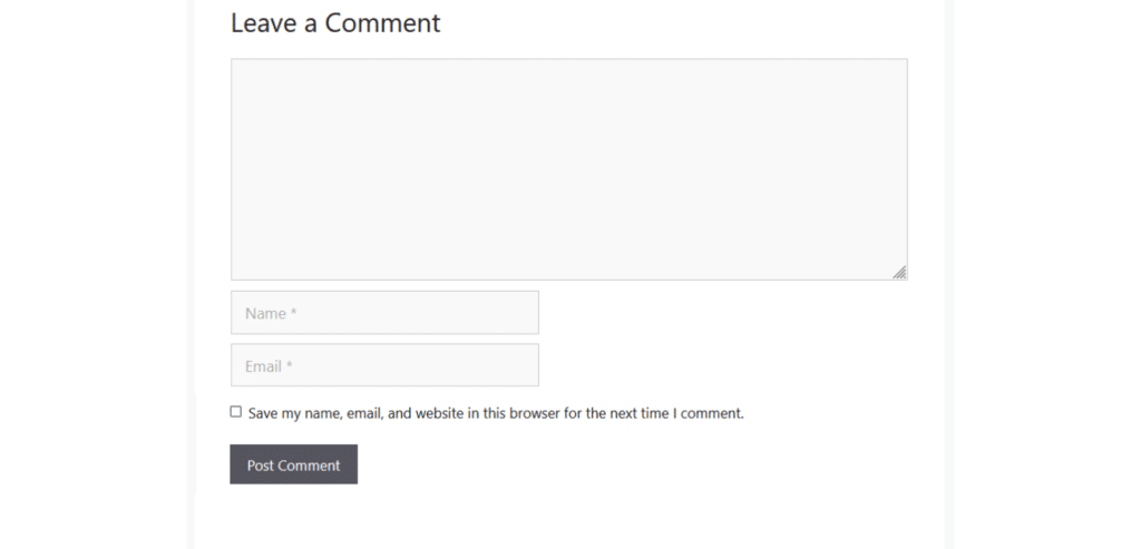 Remove website field from WordPress comments