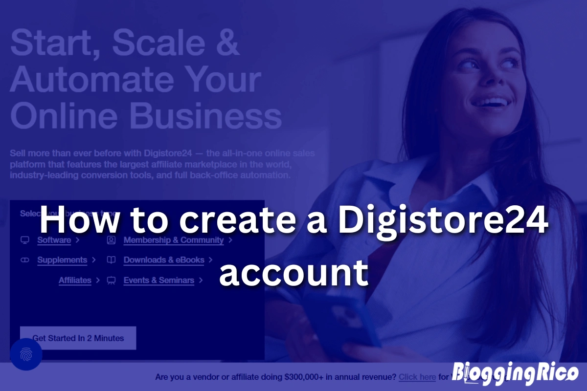 How to create a Digistore24 account