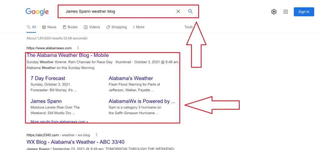 james spann weather blog google position